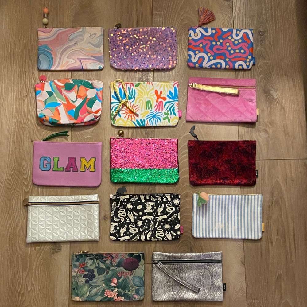 Colorful Clutch and Pouch Collection